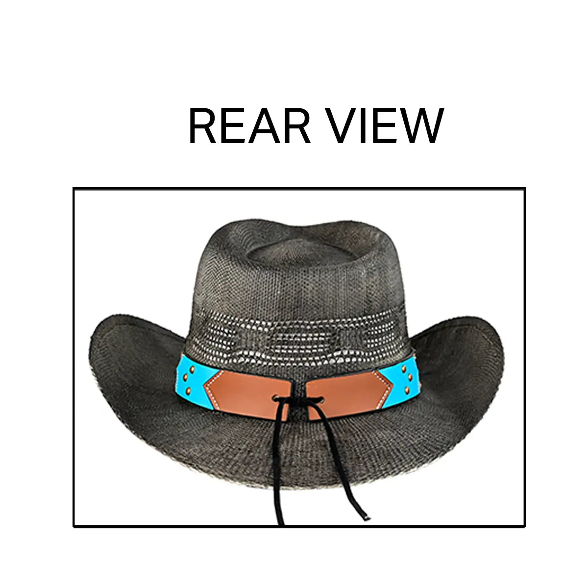 C.C Vegan Patch Band Vented Cowboy Hat – Boho Western Hat