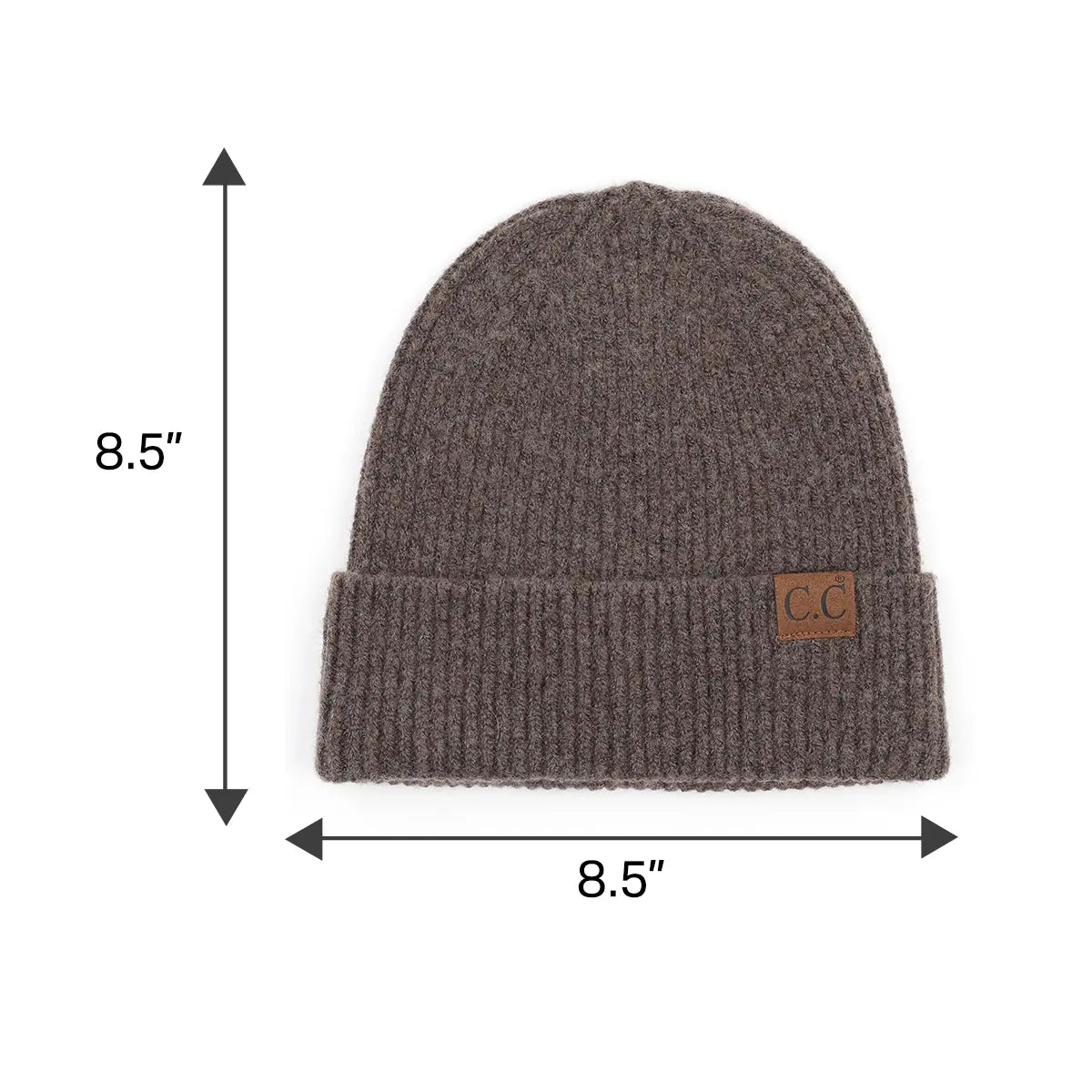 C.C Soft Recycled Yarn Cuff Beanie
