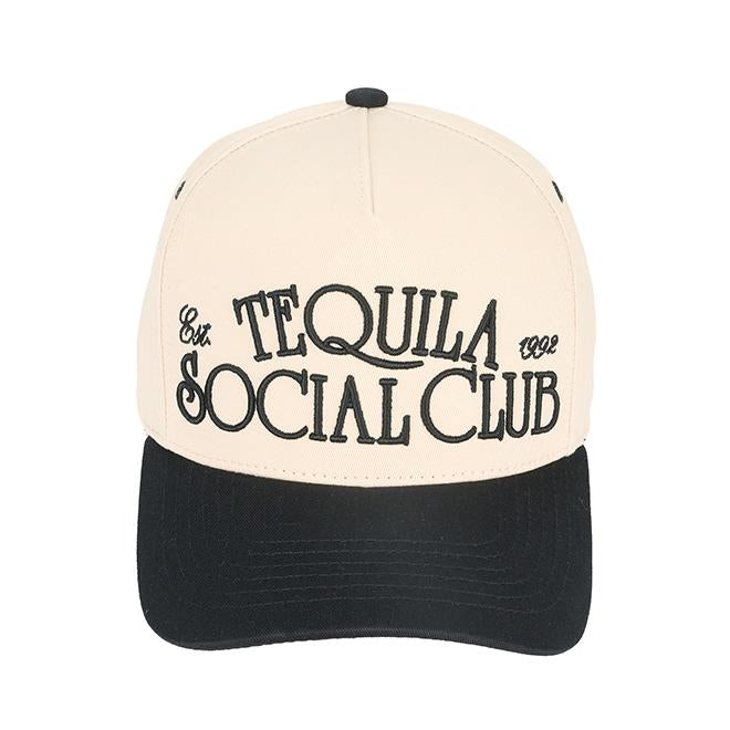 Tequila Social Club Embroidered Trucker Hat for Men and Women