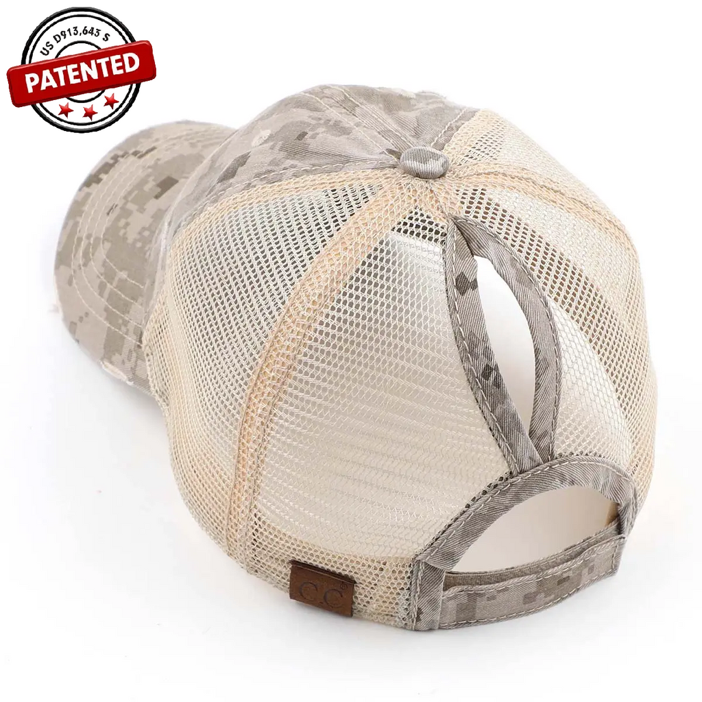 C.C Digital Camo Ponytail Hat