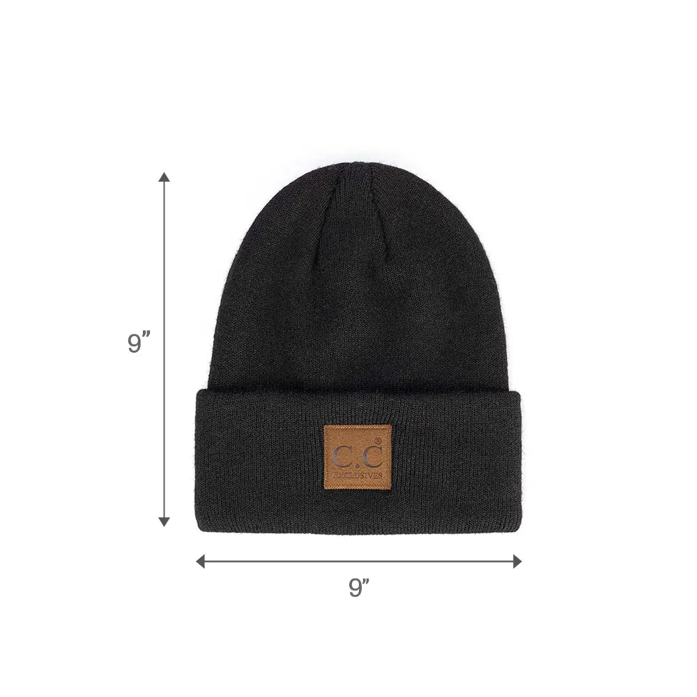 C.C Recycled Classic Heather Knit Beanie