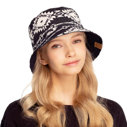 C.C Aztec Reversible Bucket Hat