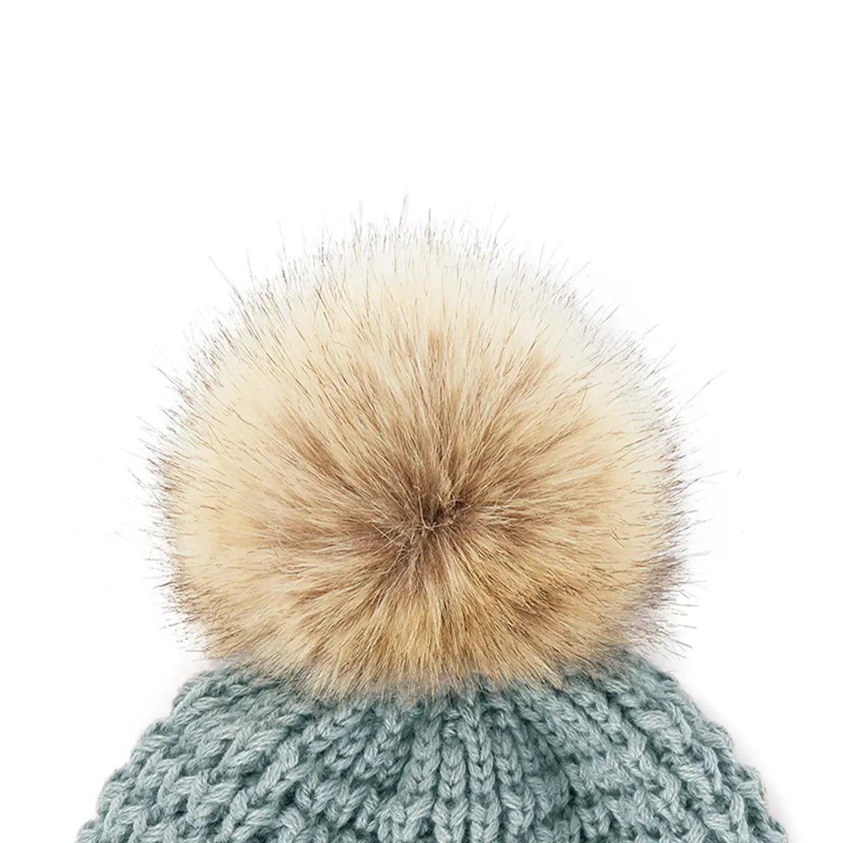 C.C Waffle Knit Pom Beanie
