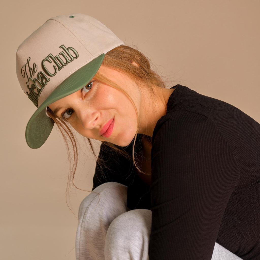 Matcha Club Embroidered Trucker Hat for Men and Women