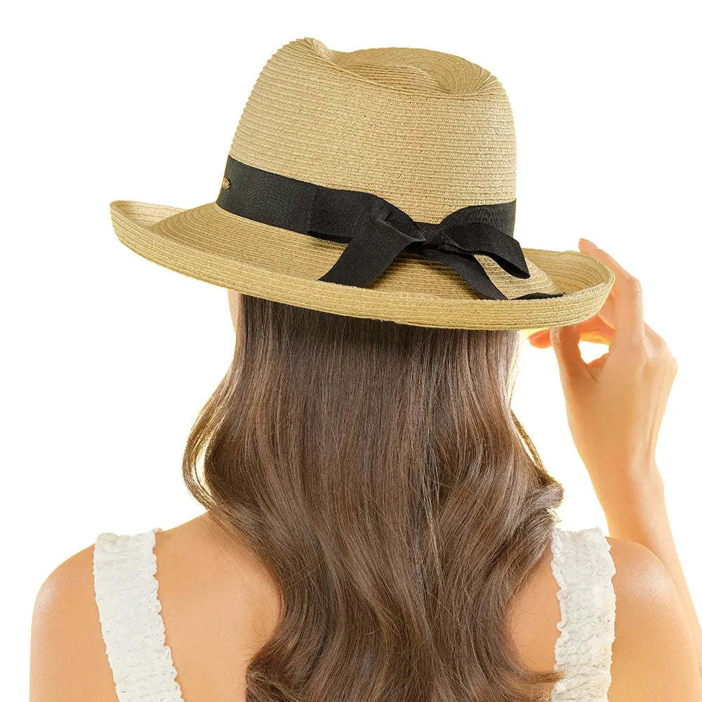 C.C Rolled Edge Panama Hat