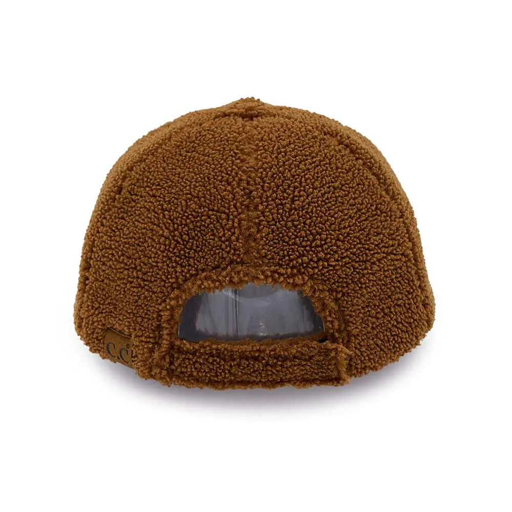 C.C Solid Sherpa Baseball Cap