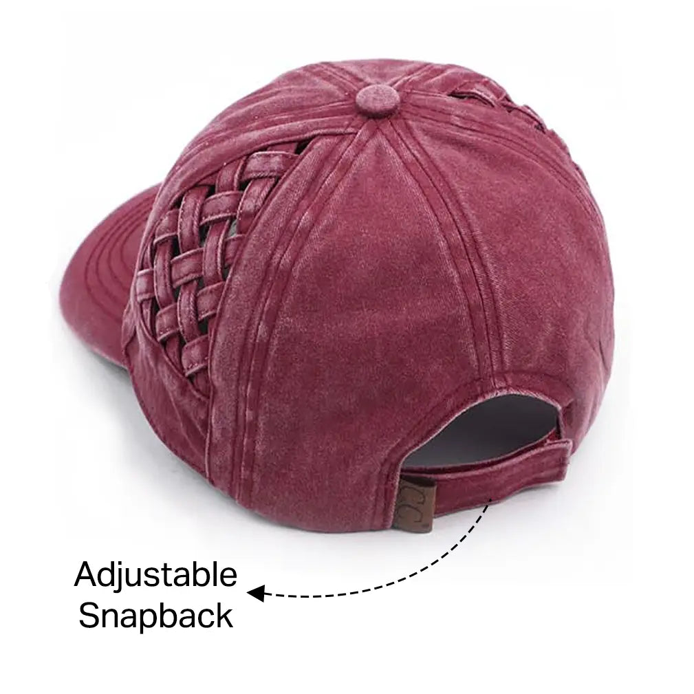 C.C Basket Weave Baseball Cap