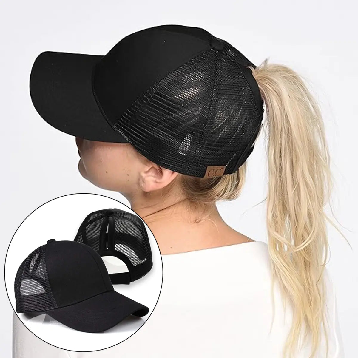 C.C Classic Ponytail Baseball Cap