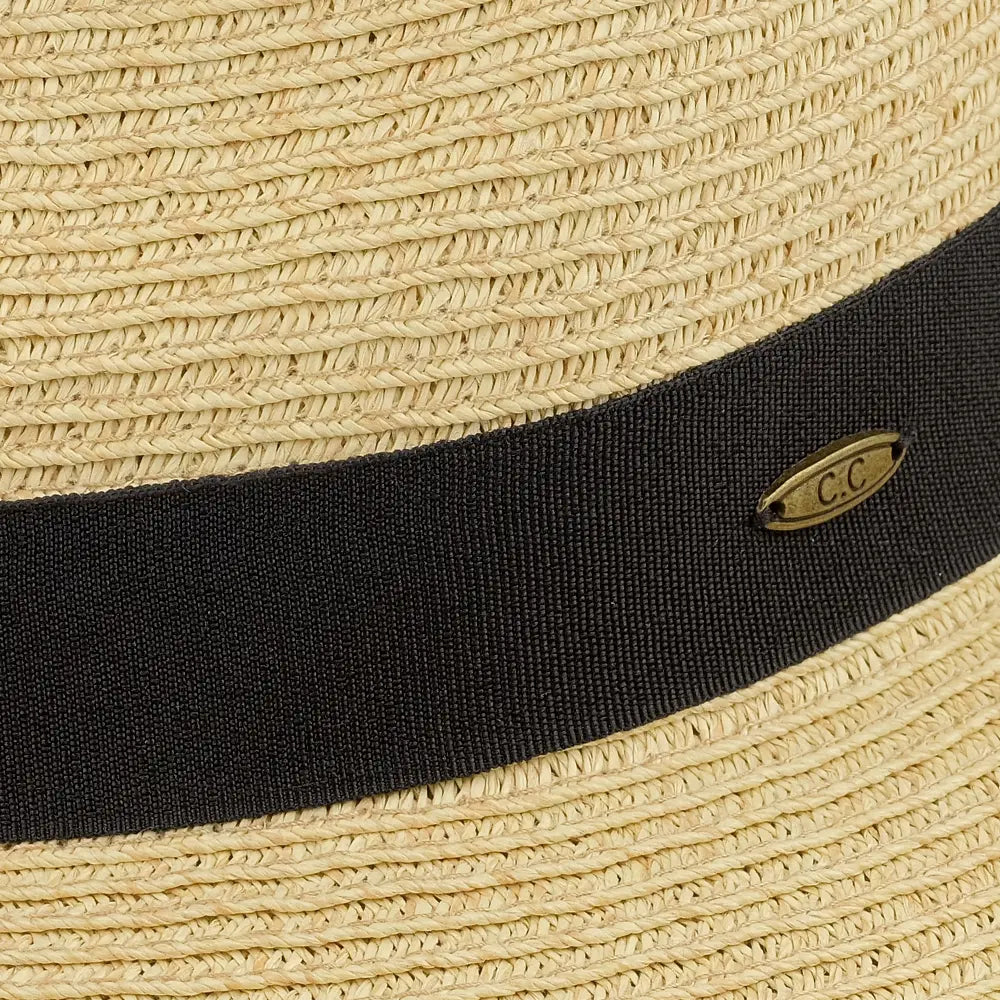 C.C Rolled Edge Panama Hat