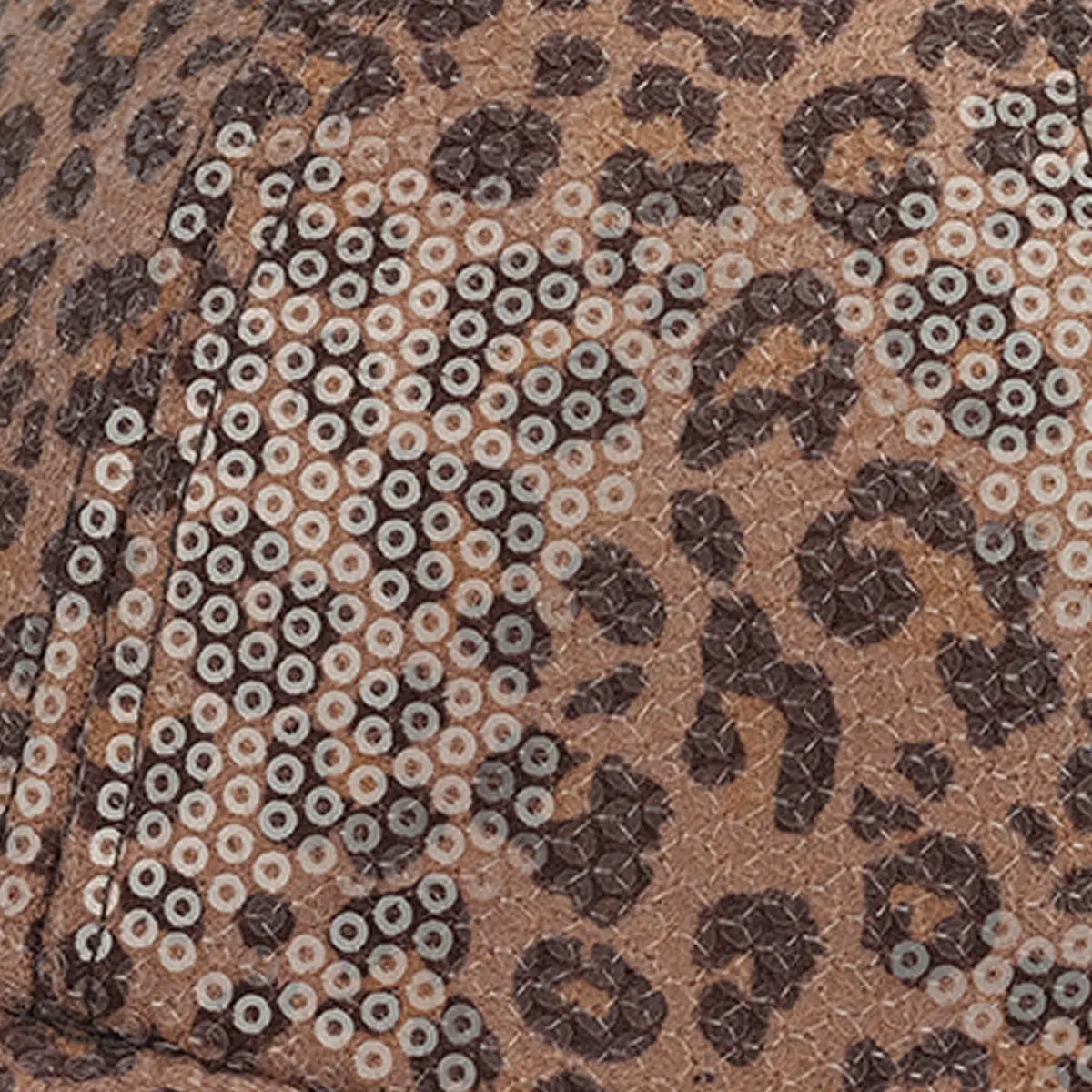 C.C Sequin Leopard Baseball Cap