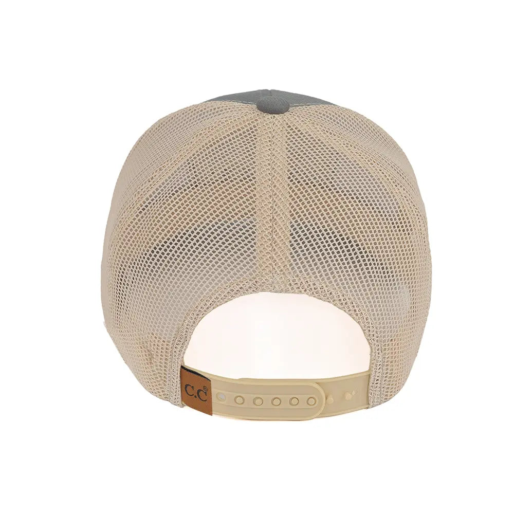 C.C Whiskey Embroidery Patch Hat