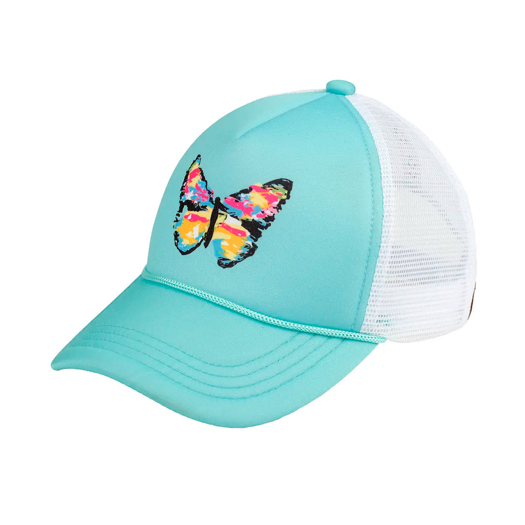 Abstract Butterfly Sublimation Trucker Hat