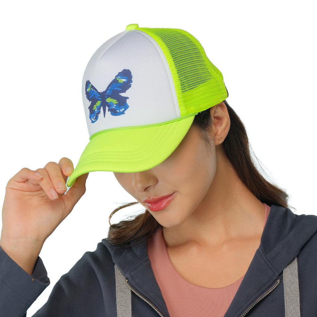 Abstract Butterfly Sublimation Trucker Hat