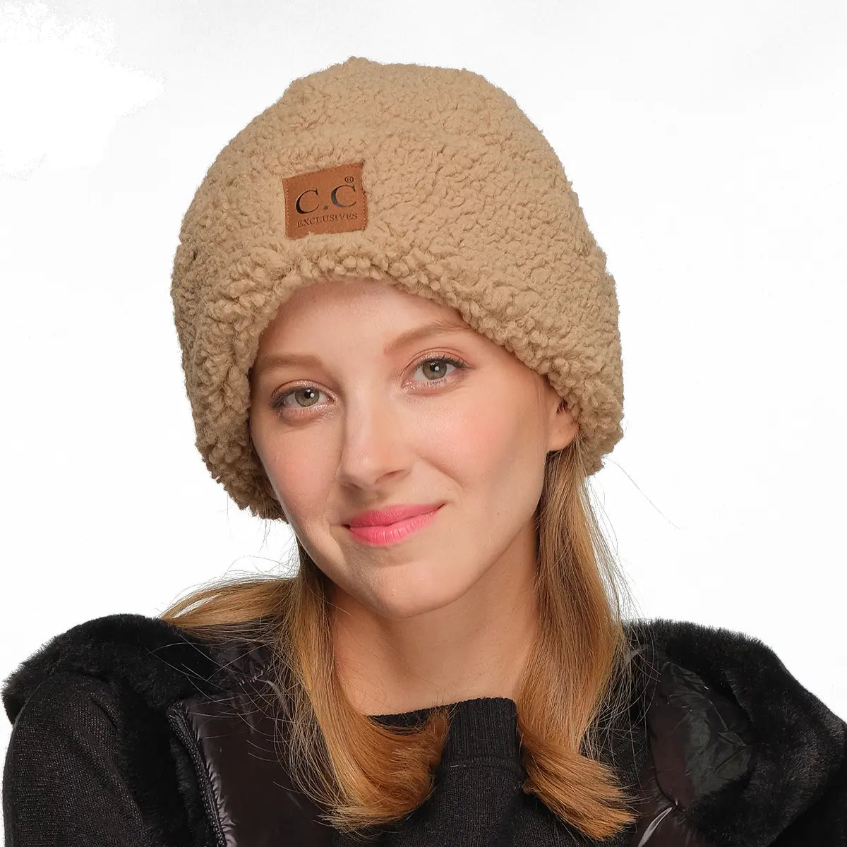 C.C Luxe Sherpa Cuff Beanie