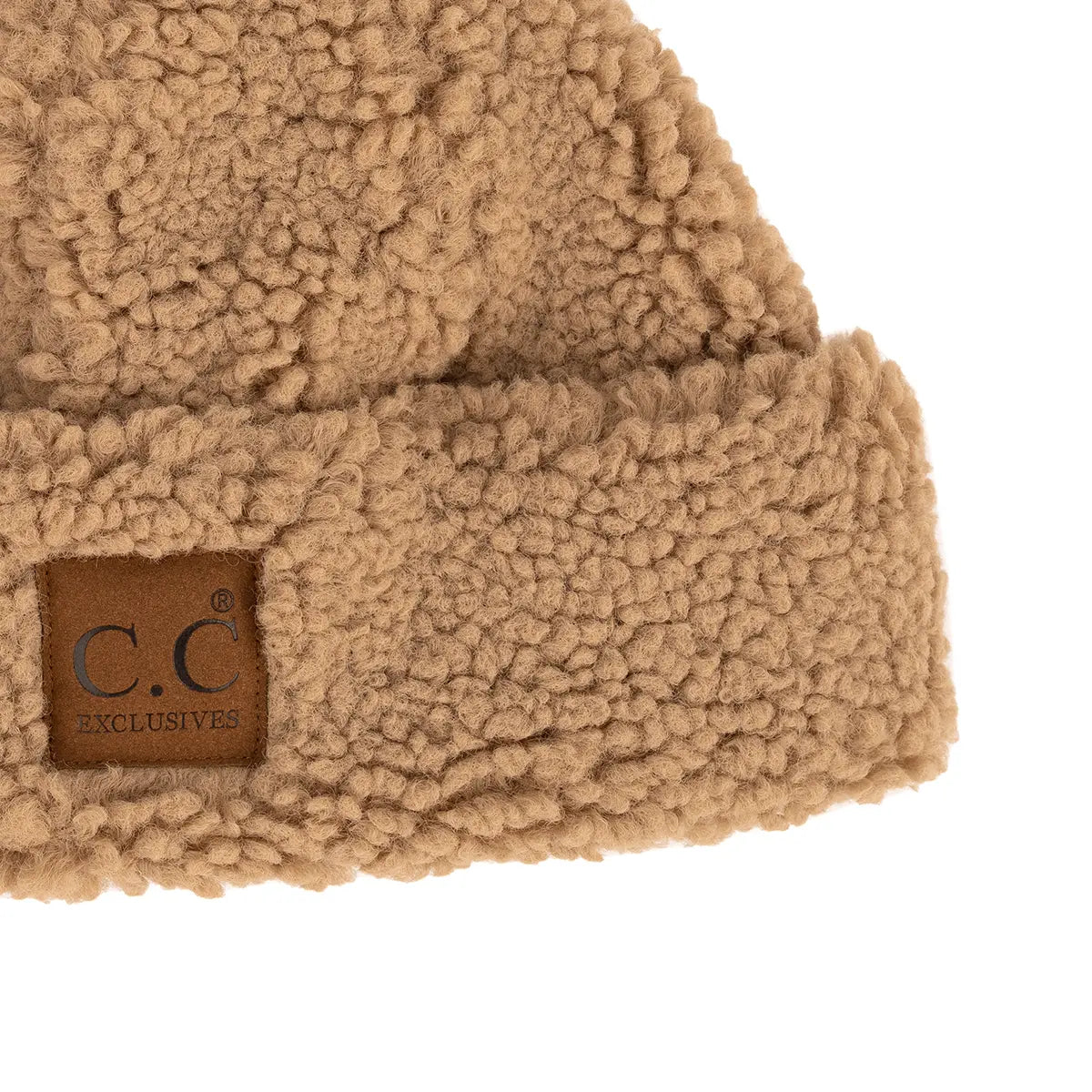 C.C Luxe Sherpa Cuff Beanie