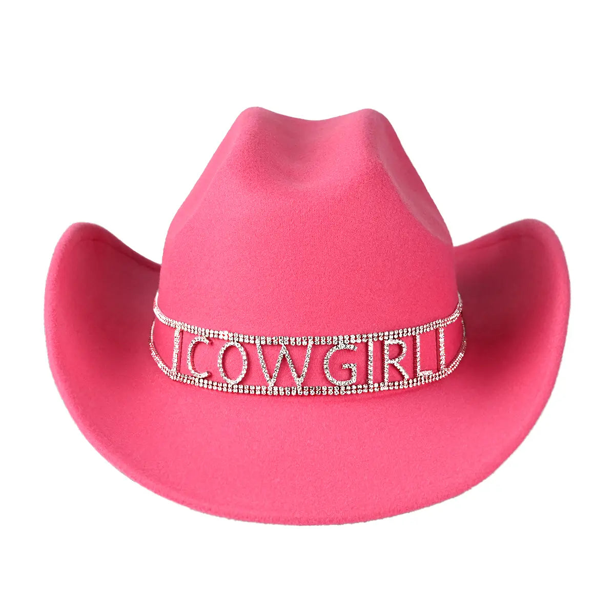 C.C Cowgirl Rhinestone Chain Cowboy Hat – Women's Western Glam Hat