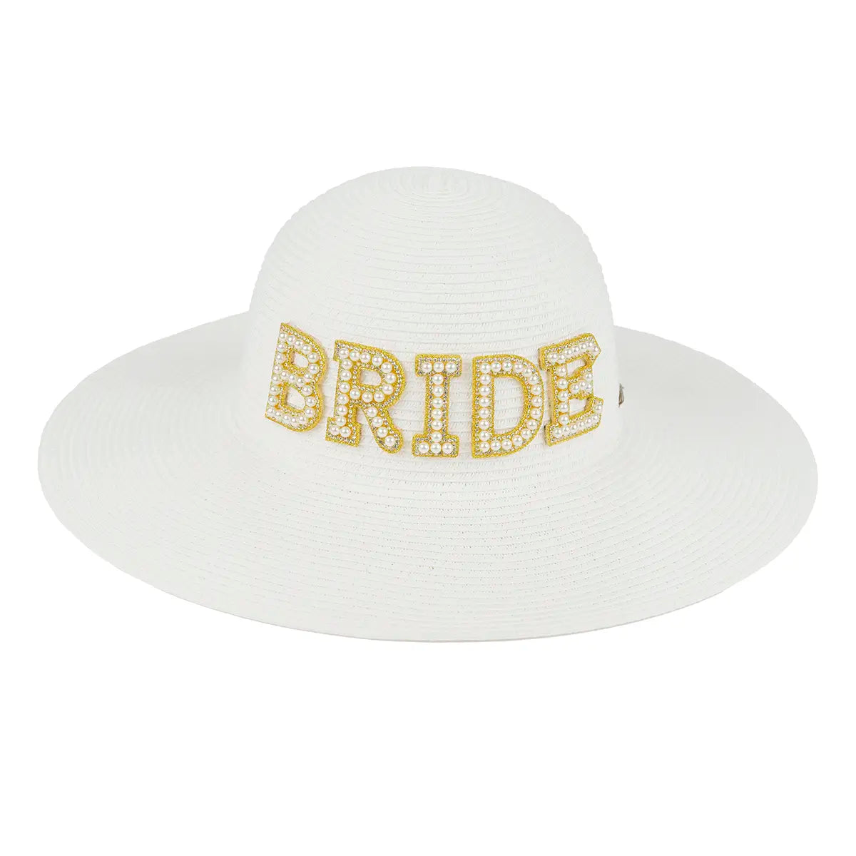 C.C Bride & Squad Pearls Wide Brim Sun Hats