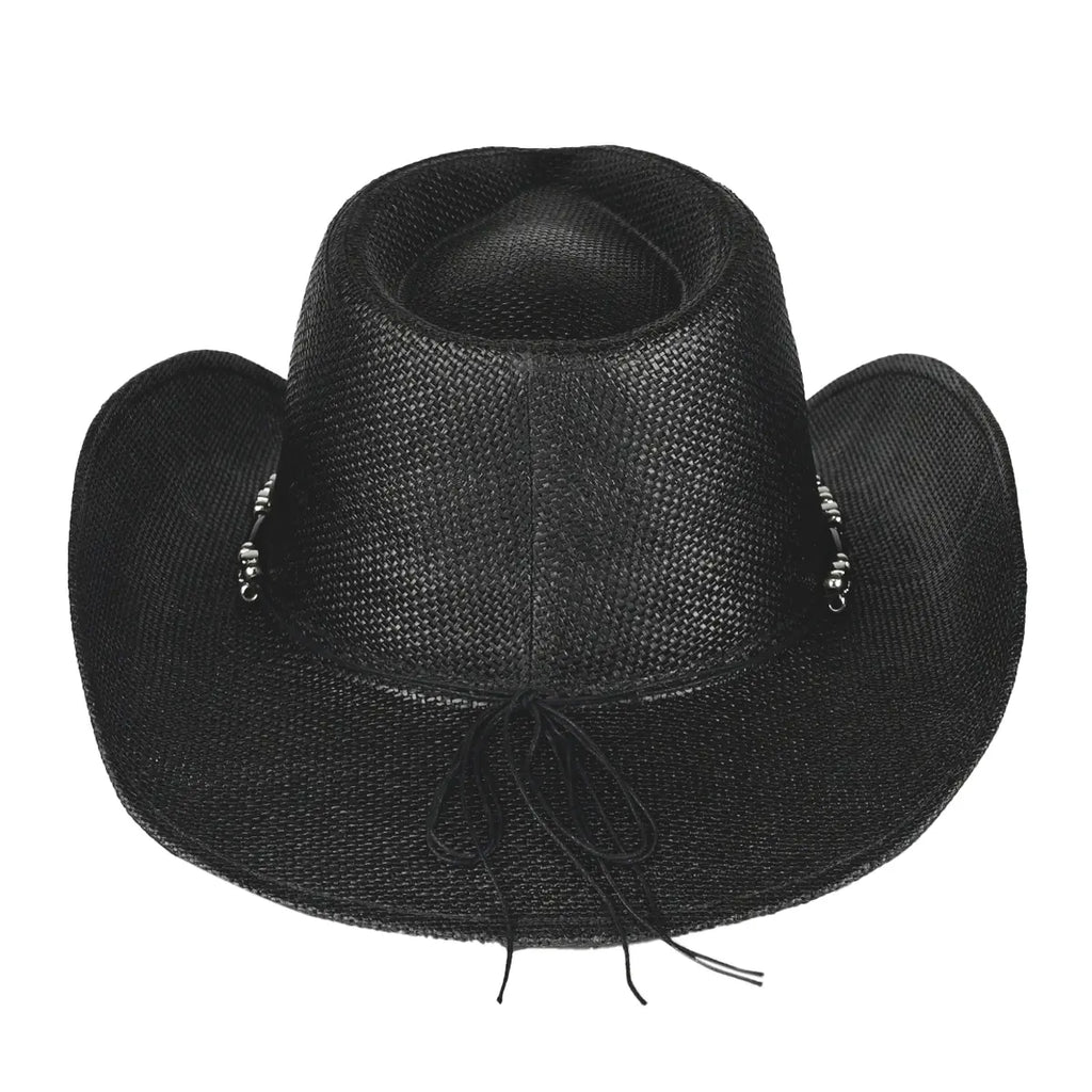 C.C Cut & Sew Mixed Bead Band Cowboy Hat