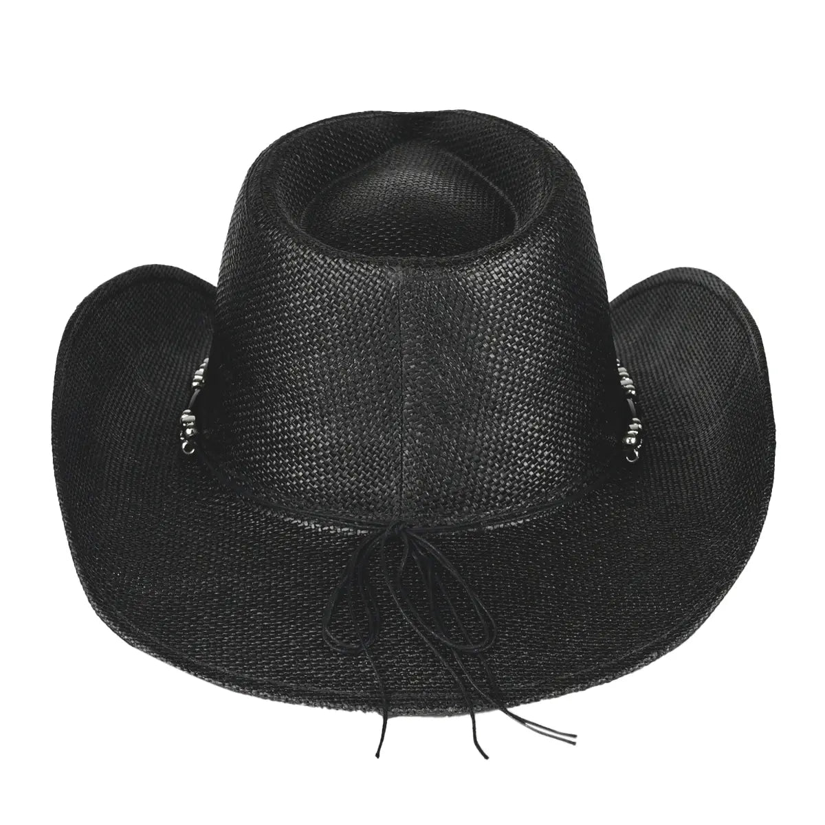 C.C Cut & Sew Mixed Bead Band Cowboy Hat