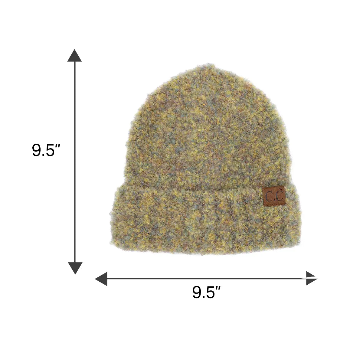 C.C Recycled Bocule Cuff Beanie