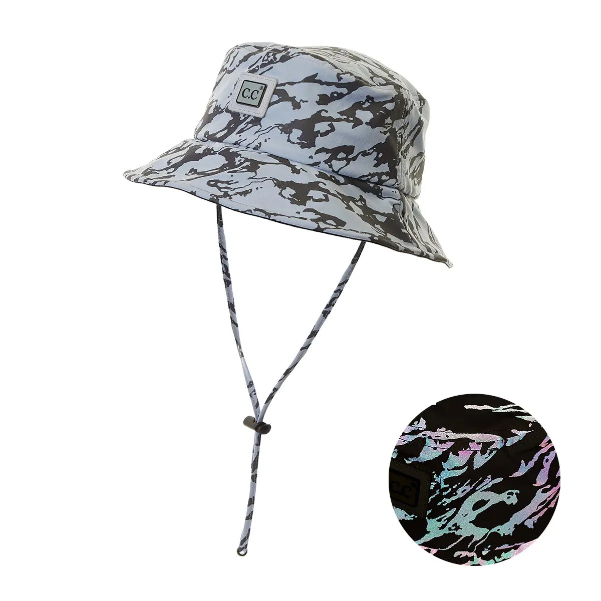 C.C Water Resistant Reflective Bucket Hat