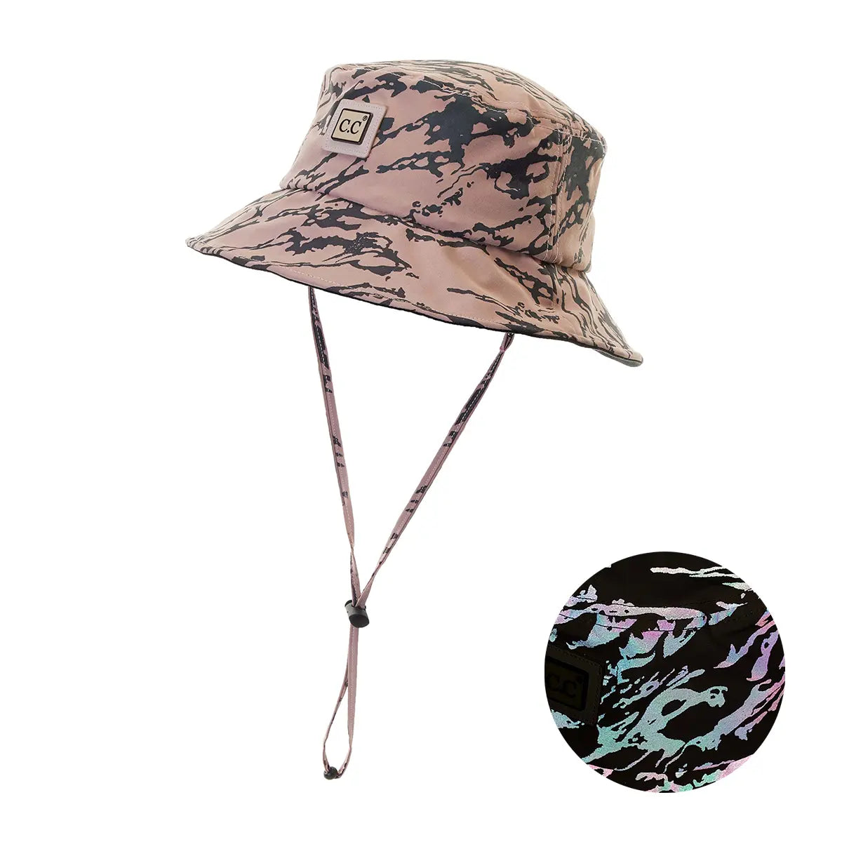 C.C Water Resistant Reflective Bucket Hat