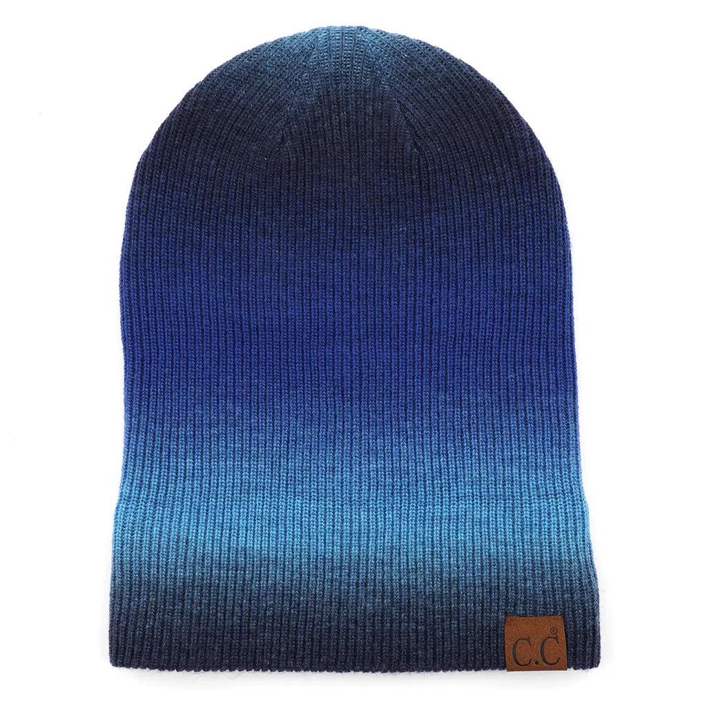 C.C Multi Color Ombre Cuff Beanie