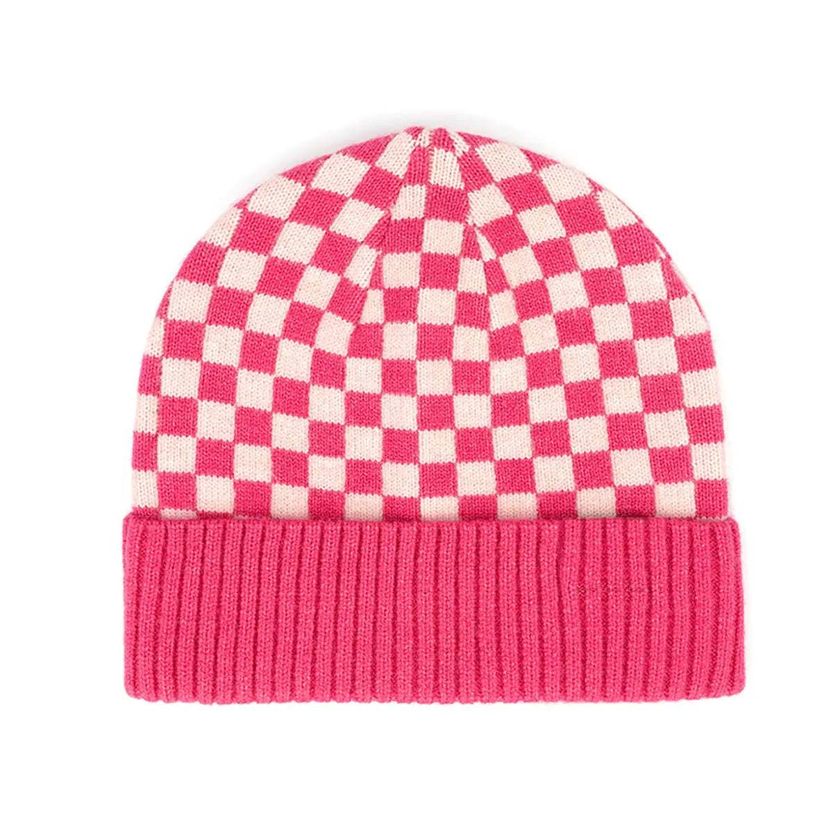 C.C Checkered Cuff Beanie