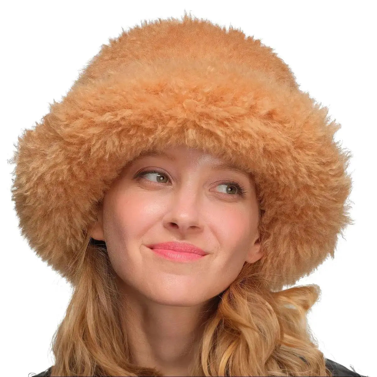 C.C Premium Faux Fur Bucket Hat