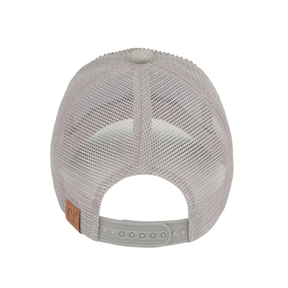 C.C Rhinestone Net Baseball Cap