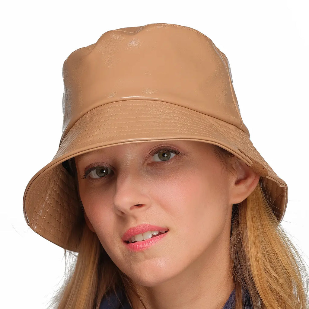 C.C Luxe Vegan Leather Bucket Hat