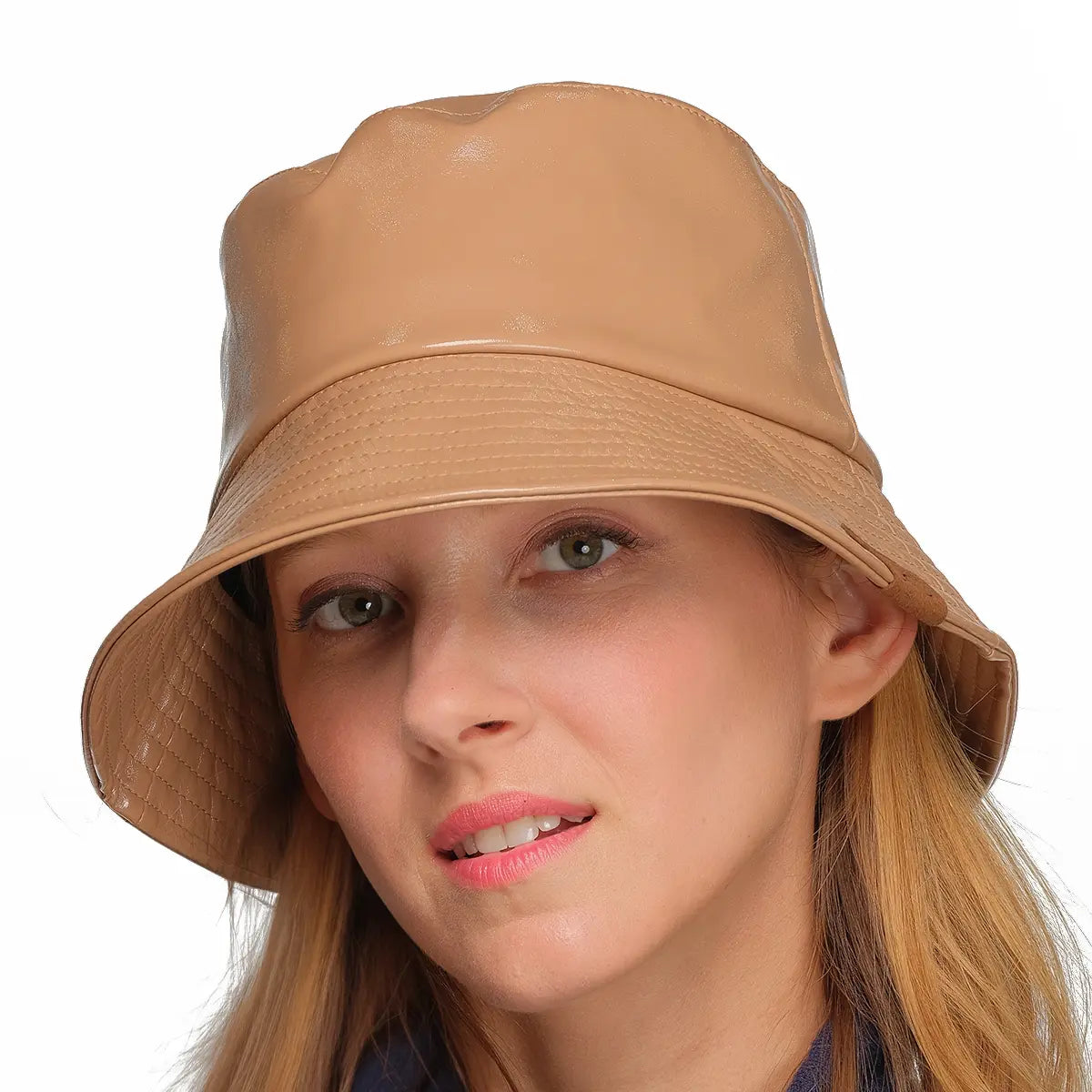 C.C Luxe Vegan Leather Bucket Hat