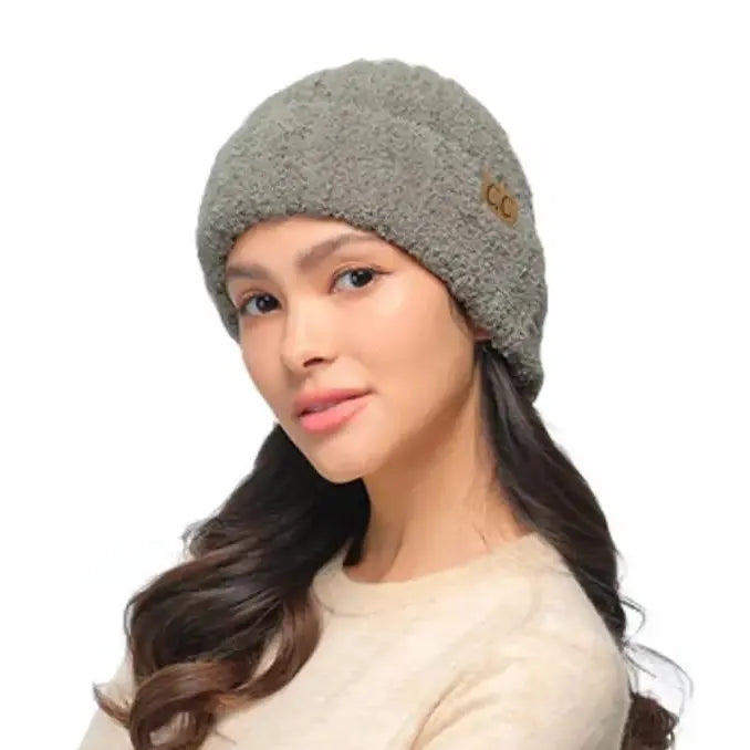 C.C Fuzzy Cuff Beanie