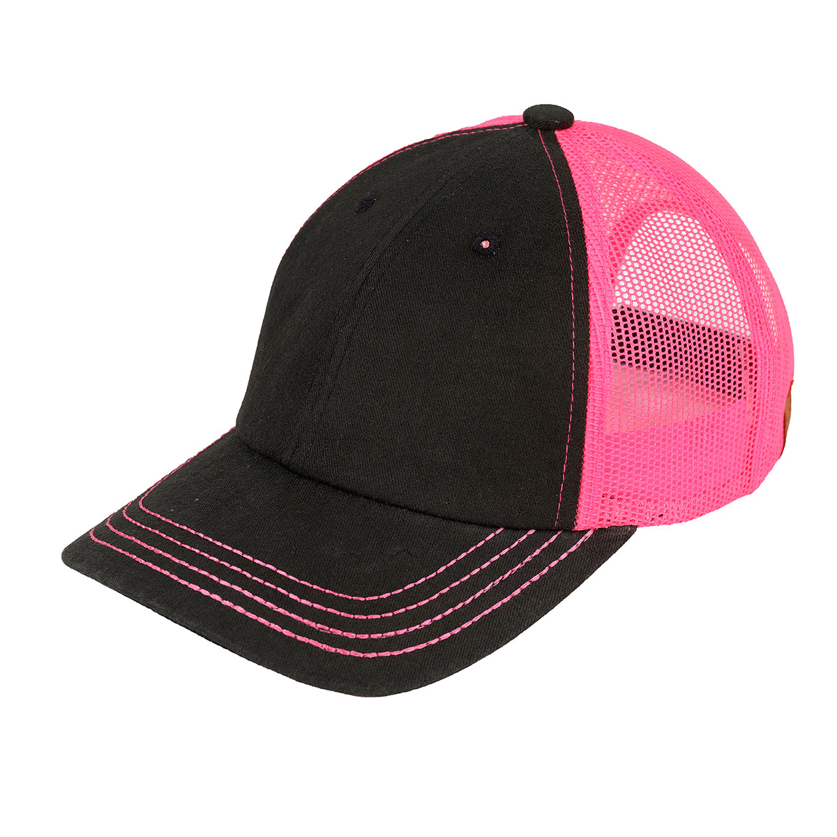 C.C Black 2-Tone Baseball Cap