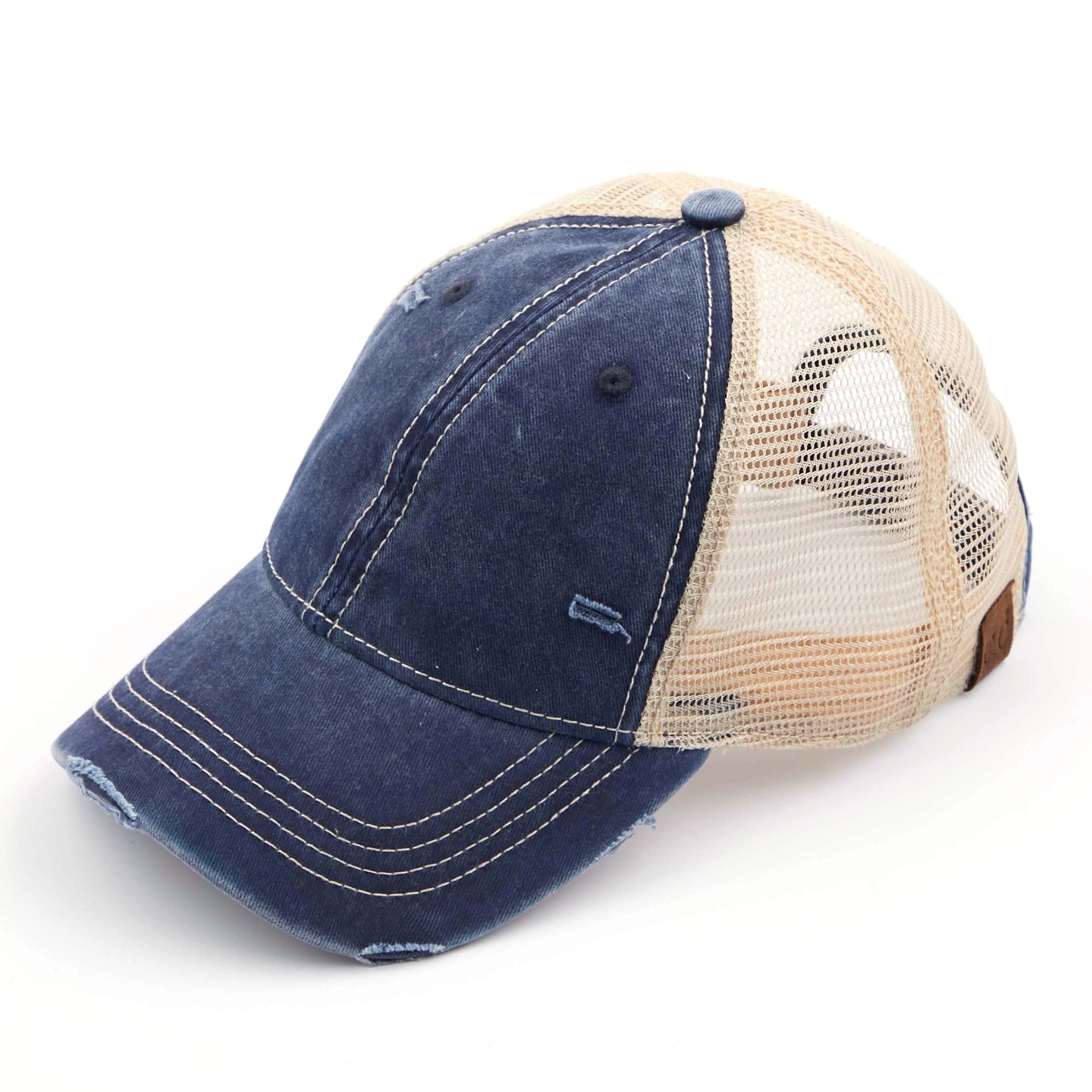 C.C Distressed Washed Baseball Cap
