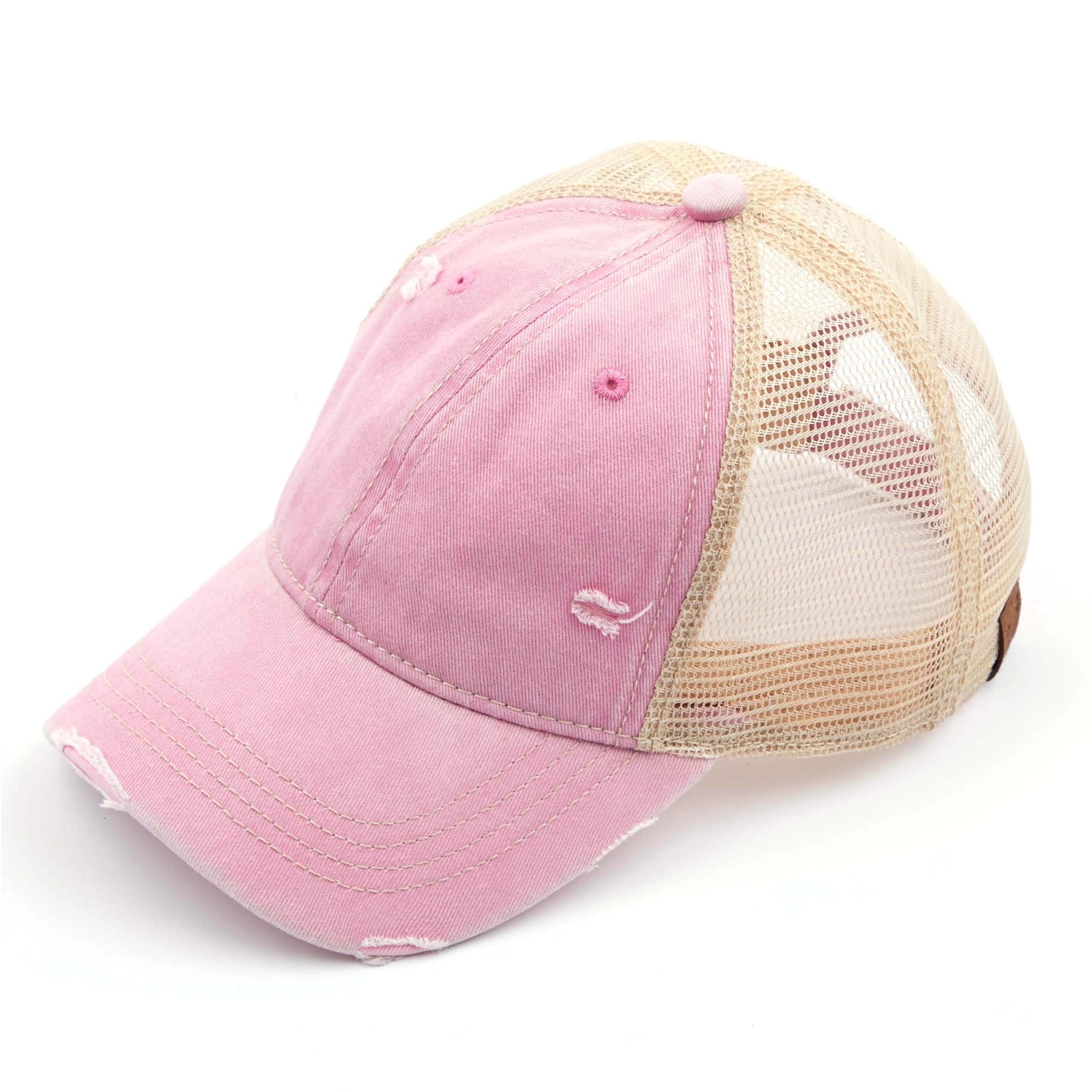 C.C Distressed Washed Baseball Cap