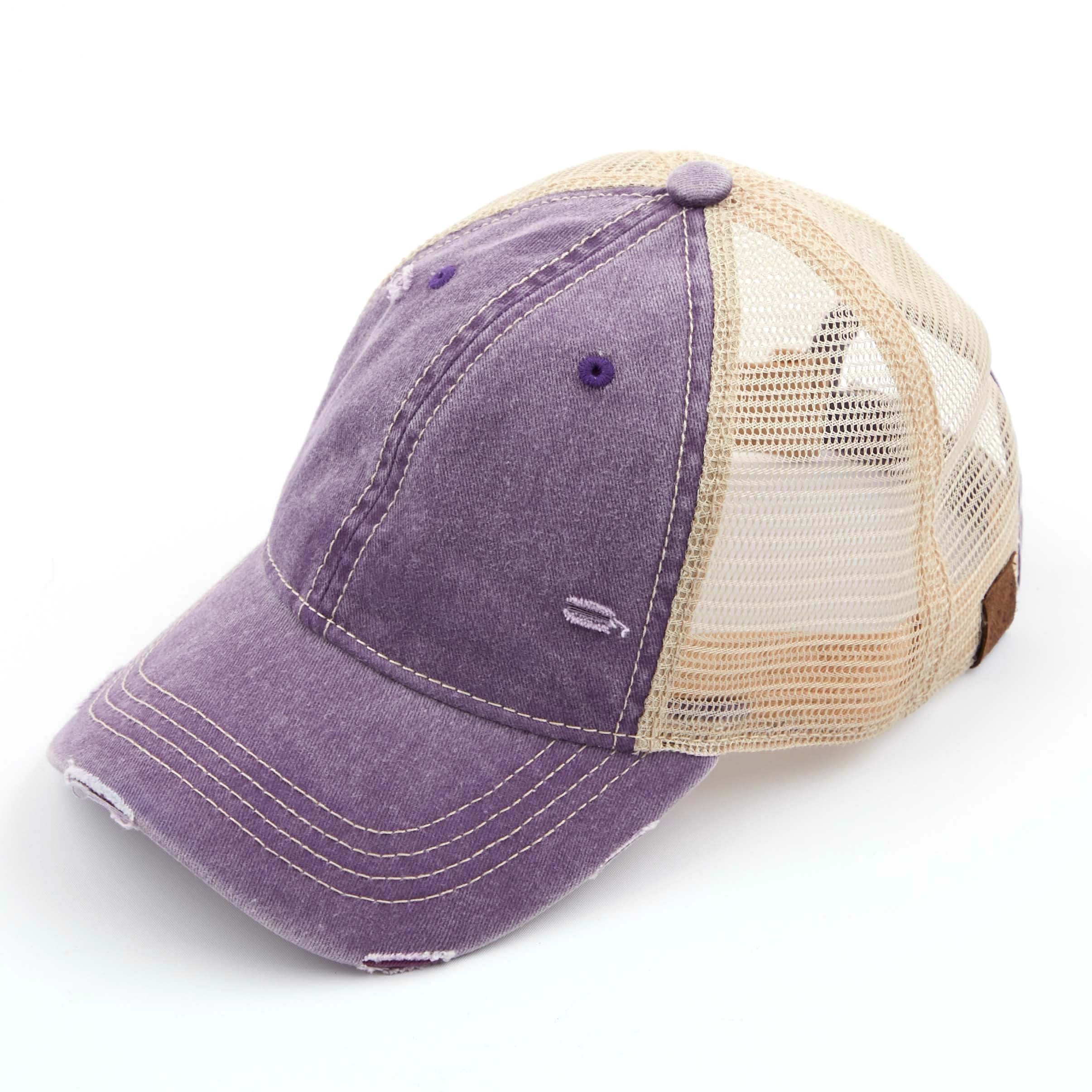 C.C Distressed Washed Baseball Cap