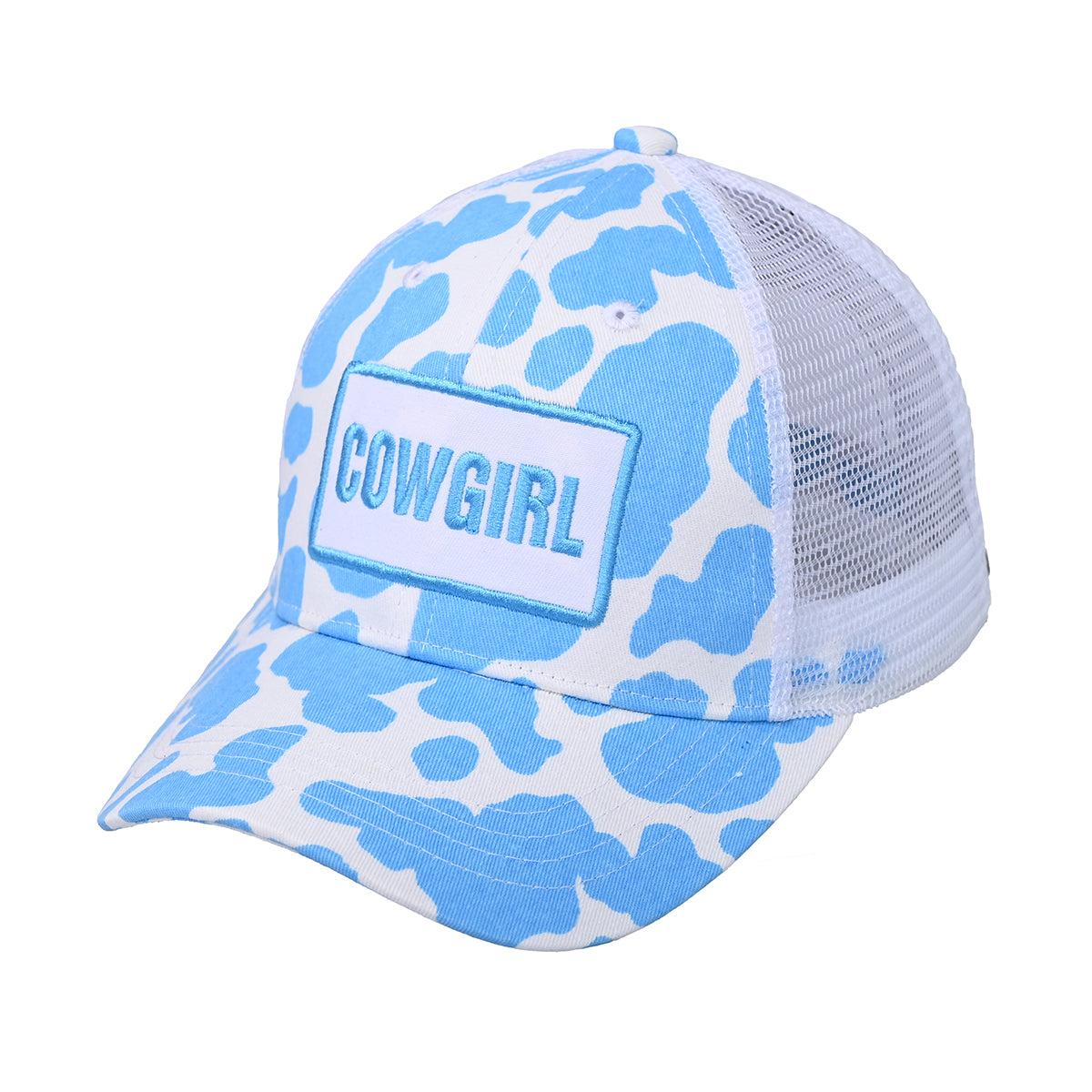 C.C Cowgirl Cow Pattern Baseball Hat