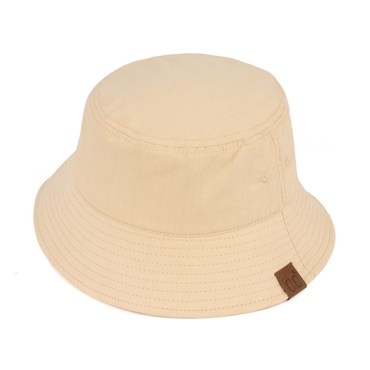 C.C Solid Cotton Bucket Hat