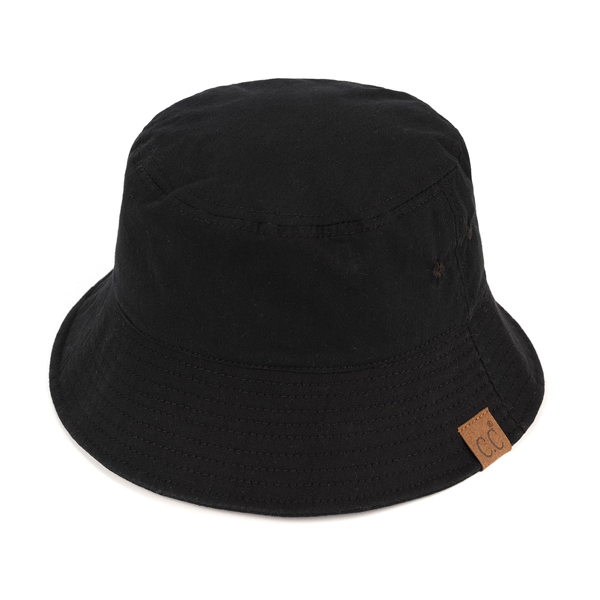 C.C Solid Cotton Bucket Hat