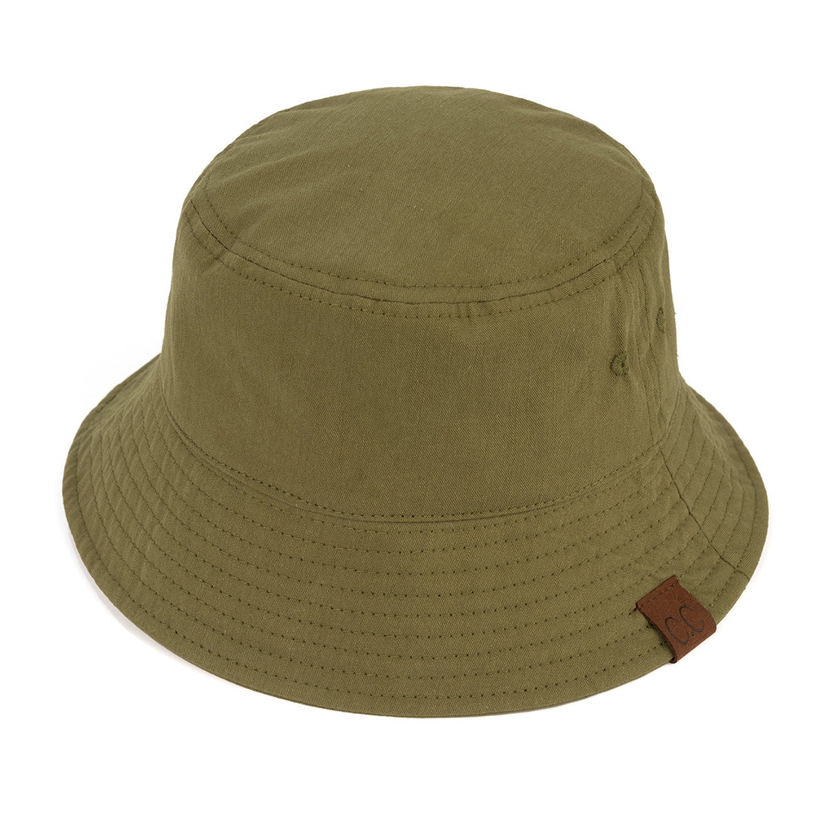 C.C Solid Cotton Bucket Hat