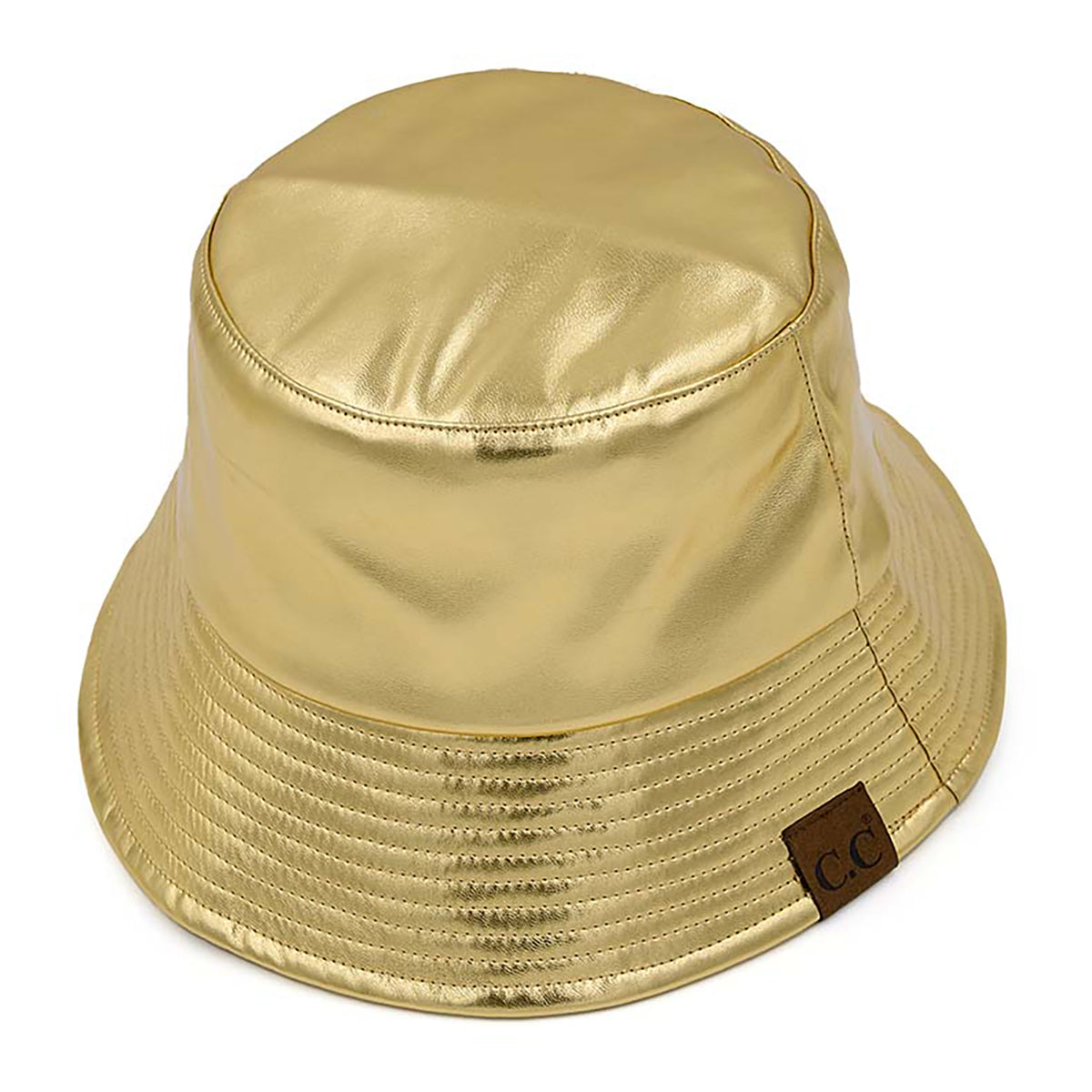 C.C Luxe Vegan Leather Bucket Hat