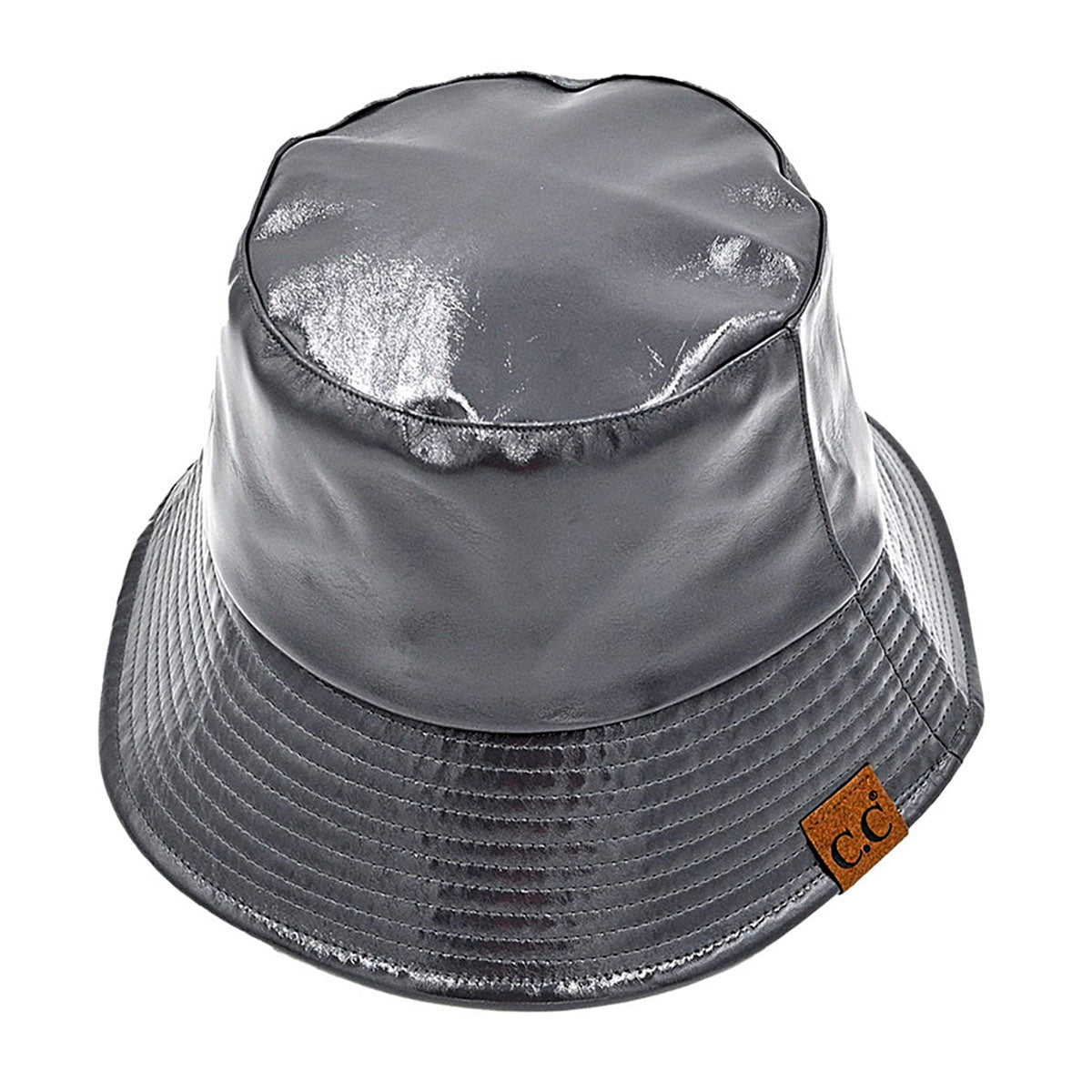 C.C Luxe Vegan Leather Bucket Hat