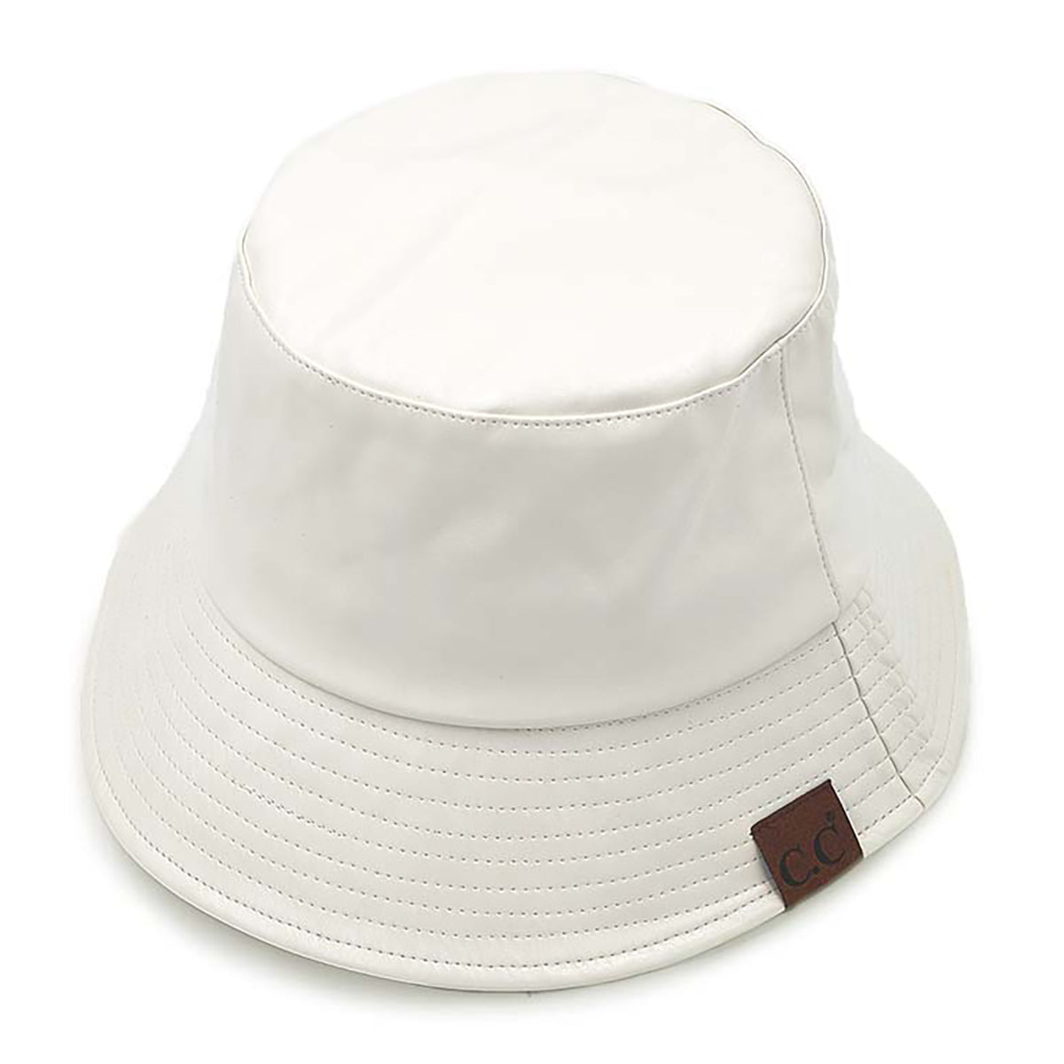 C.C Luxe Vegan Leather Bucket Hat