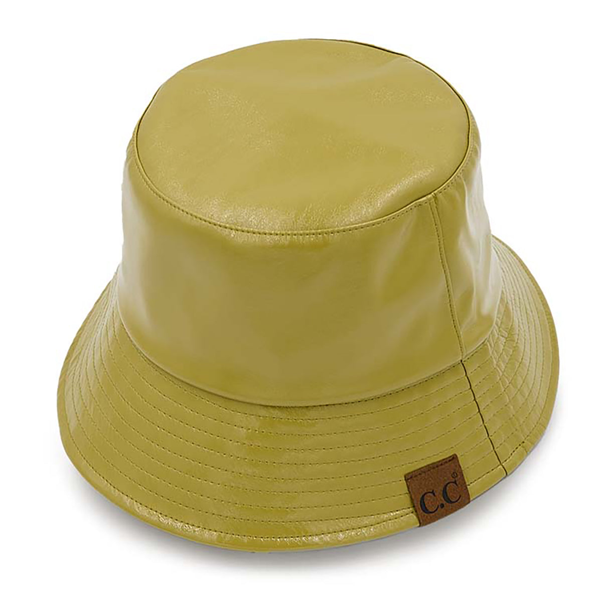 C.C Luxe Vegan Leather Bucket Hat