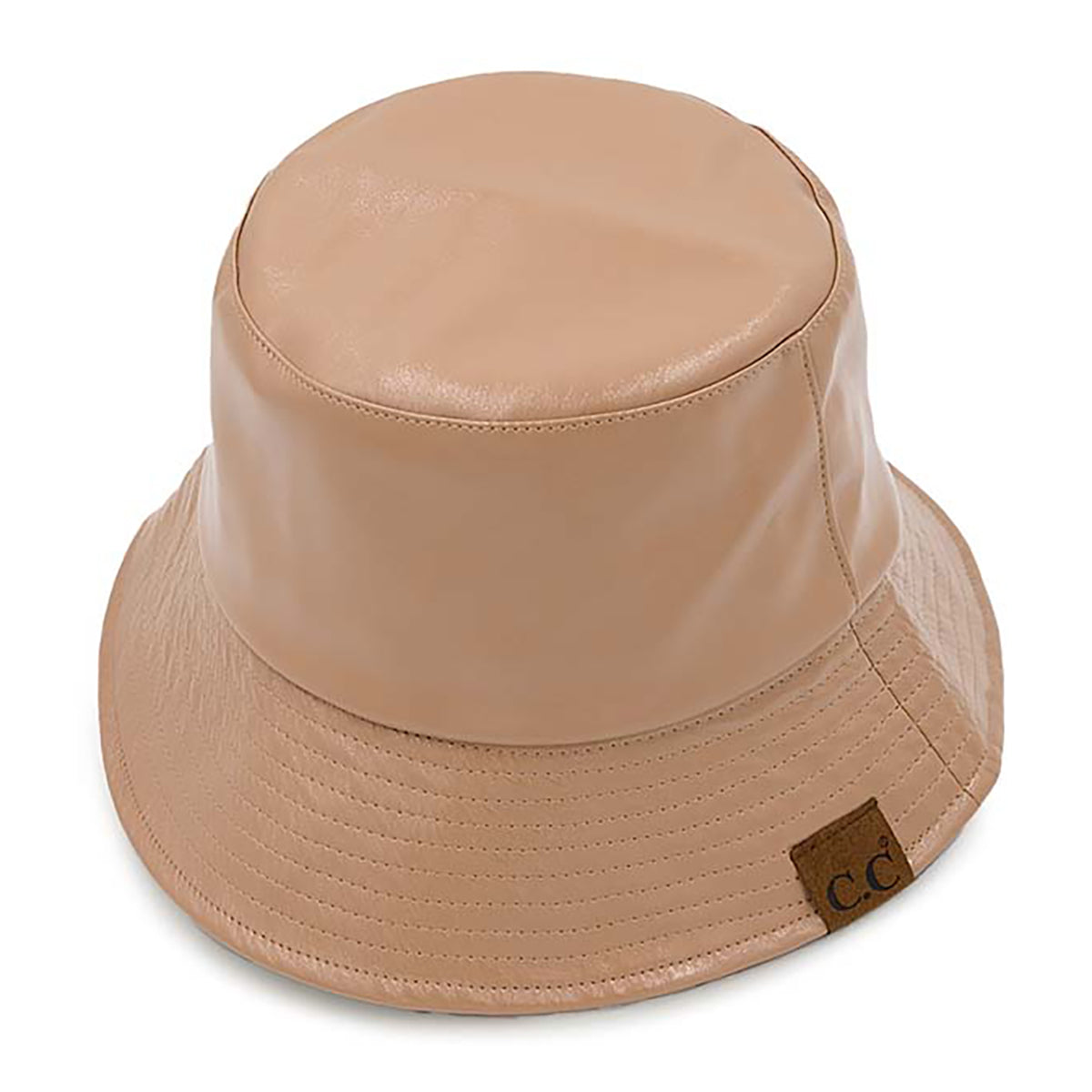 C.C Luxe Vegan Leather Bucket Hat