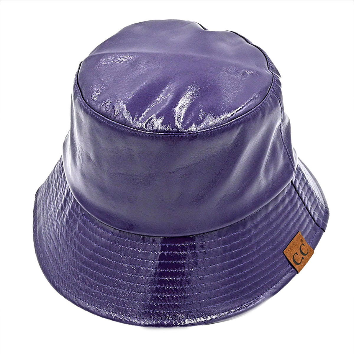 C.C Luxe Vegan Leather Bucket Hat