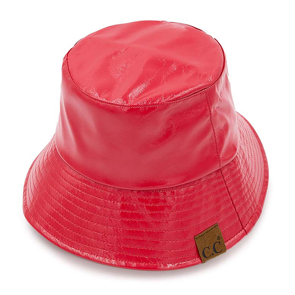 C.C Luxe Vegan Leather Bucket Hat