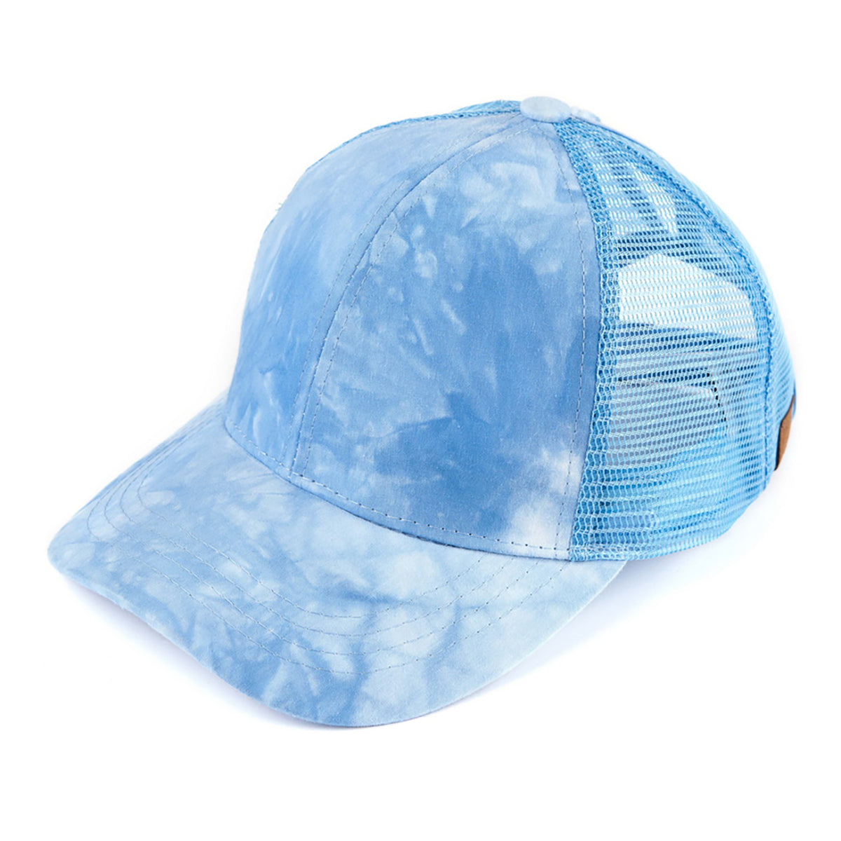 C.C Cotton Tie Dye Ponytail Baseball Hat