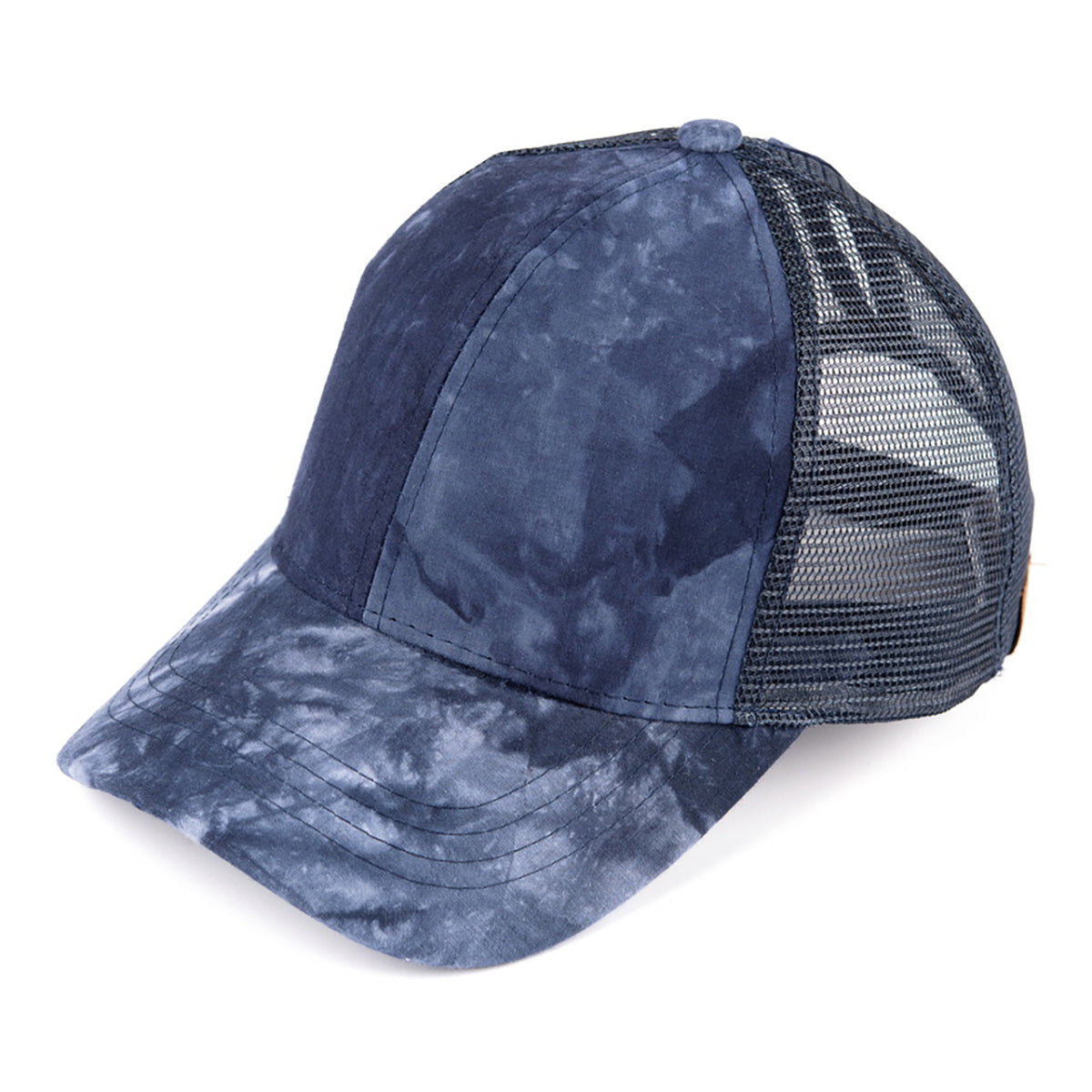 C.C Cotton Tie Dye Ponytail Baseball Hat